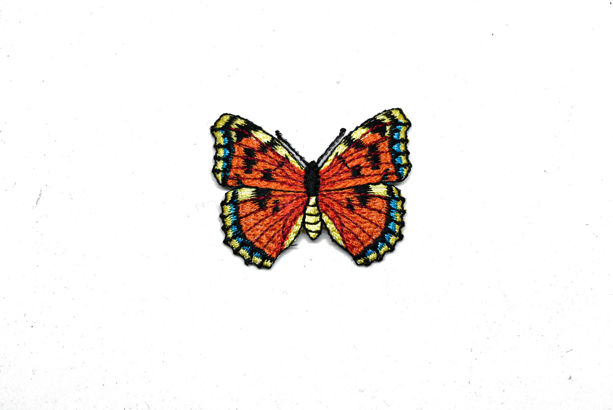 Butterfly Applique Monarch Orange 3 x 2
