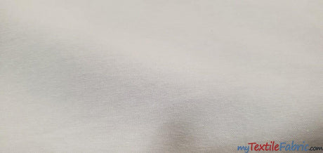 Cotton Spandex Jersey Cotton Spandex Fabric - White And Black, 60" Wide (1 Yard)