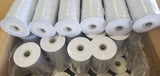 Braided Elastic Fabric - White, Black, 1/8" Width (220 Yard Spool)