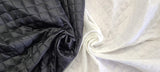 Quilted Polyester Batting Fabric - Diamond Quilted Padded Lining, 58/60" Width (1 Yard)