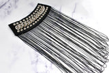 Chain Tassel Epaulettes Gold Shoulder