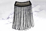 Chain Tassel Epaulettes Gold Shoulder