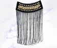 Chain Tassel Epaulettes Gold Shoulder