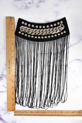 Chain Tassel Epaulettes Gold Shoulder