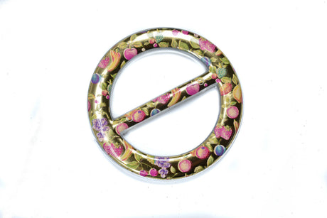 Gold Floral Belt Buckle