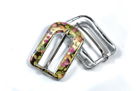 Gold Floral Belt Buckle