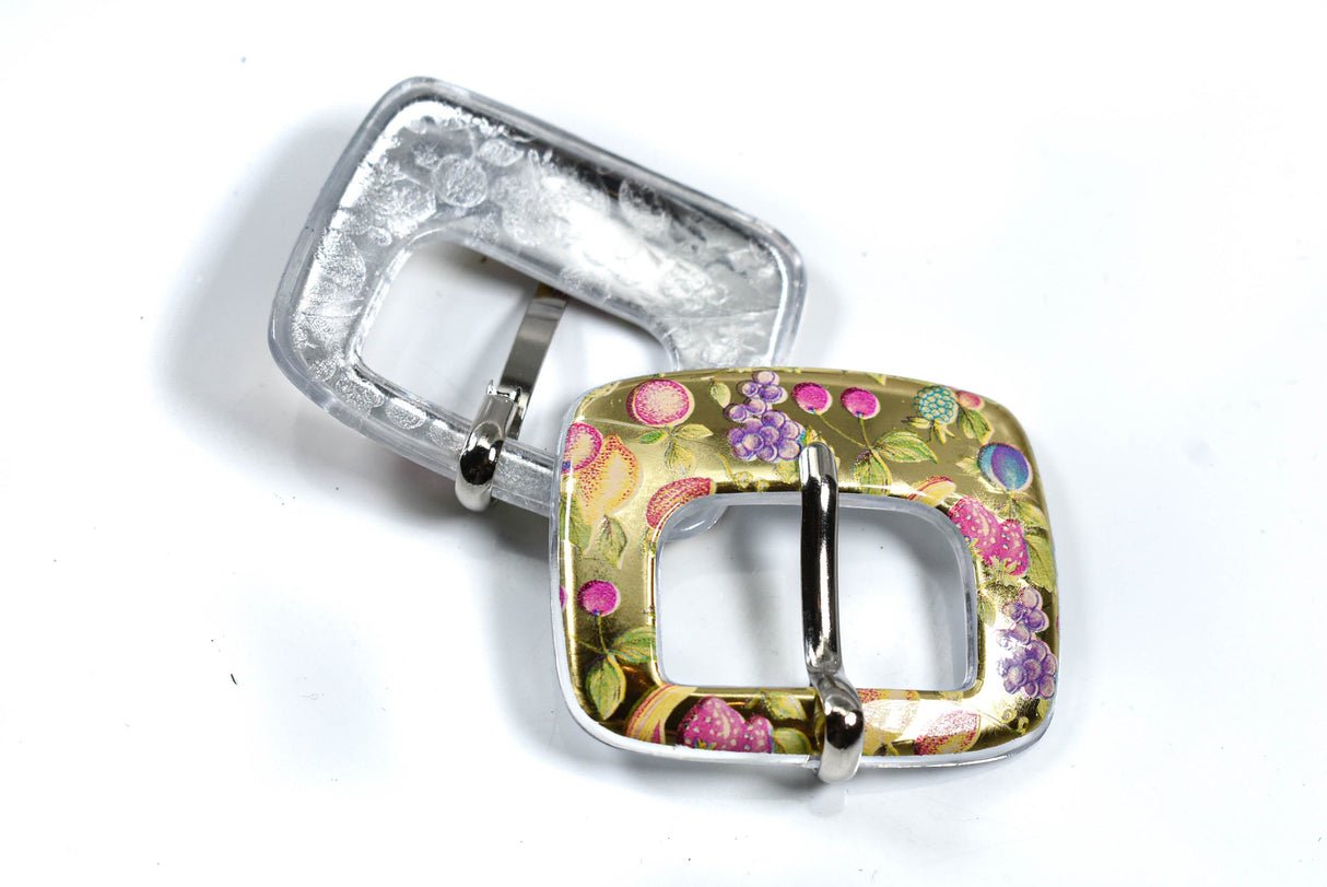 Gold Floral Belt Buckle