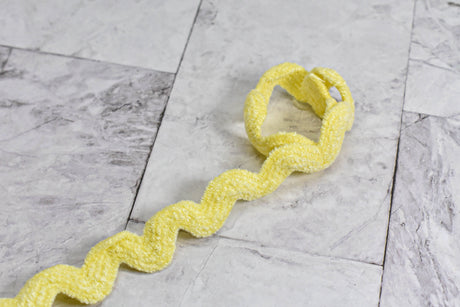 Rick Rack Trim Puffy Yellow 0.63"