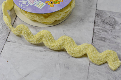 Rick Rack Trim Puffy Yellow 0.63"