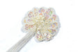 Sequin Flower Applique with Pearls