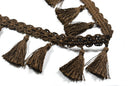 Tassel Trim Embroidered Fringe