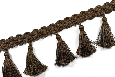 Tassel Trim Embroidered Fringe