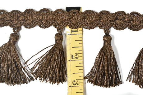 Tassel Trim Embroidered Fringe