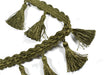 Tassel Trim Embroidered Fringe