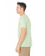 Lucky & Blessed Life 3142P Poly Cotton T-Shirt - Heather Creamy Green, Lightweight, Ribbed Neck (1 Piece)