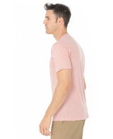 Lucky & Blessed Life 3142P Polyester Cotton Sublimation T-Shirt - Heather Blush, Ribbed Neck, Side Seam, 4.2 Oz (1 Piece)