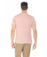 Lucky & Blessed Life 3142P Polyester Cotton Sublimation T-Shirt - Heather Blush, Ribbed Neck, Side Seam, 4.2 Oz (1 Piece)