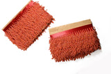 Beaded Fringe Trim Red Dangling
