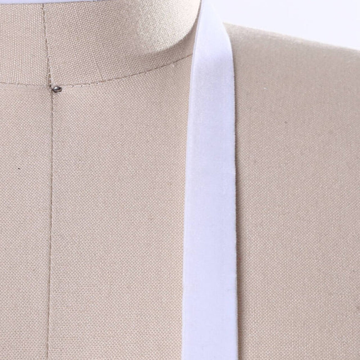 2 Yards Bright White Velvet Ribbon Trim Soft Velour Tape for Jewelry & Garment Finishing