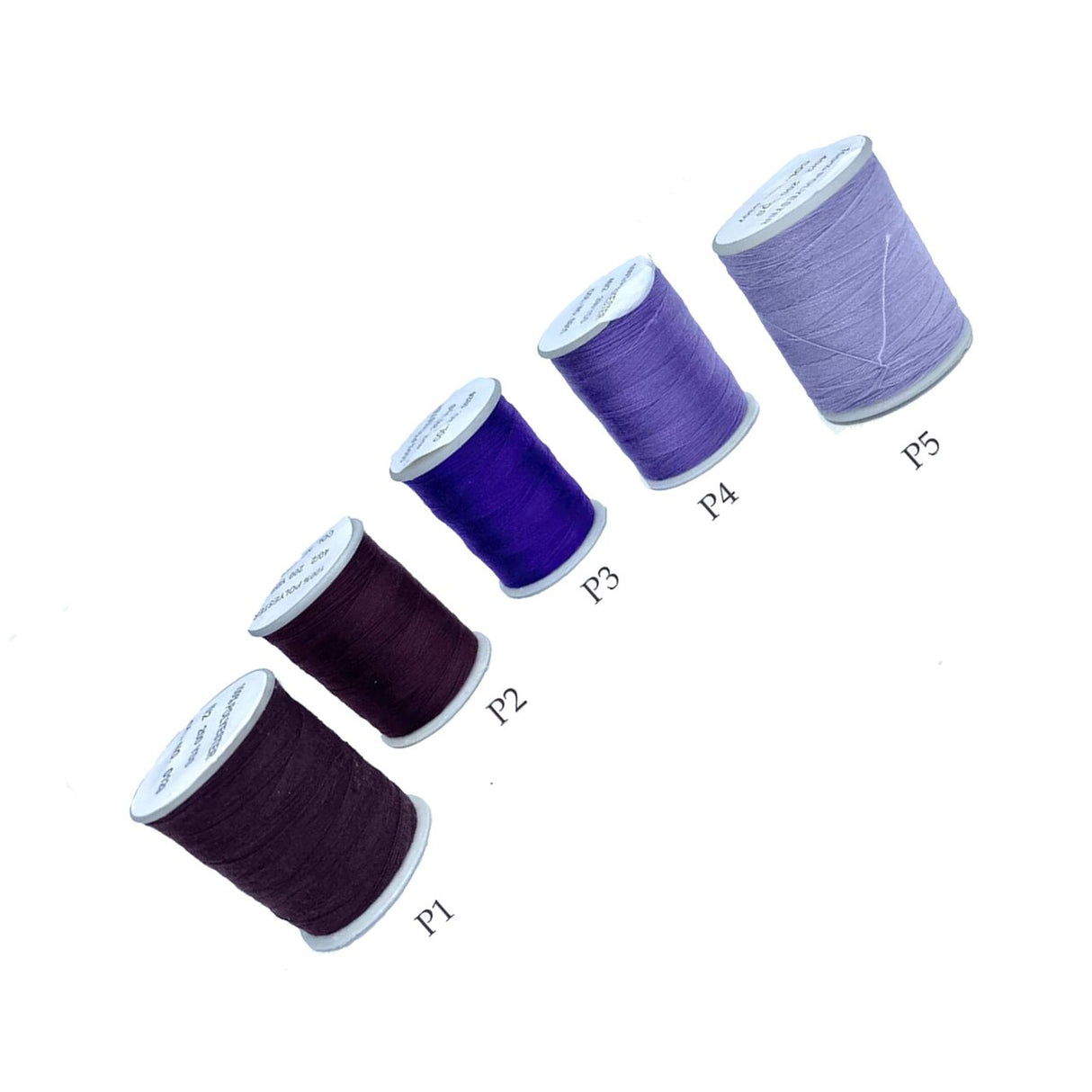 200 Yards Purple Polyester Thread Small Spool for Sewing & Craft Projects