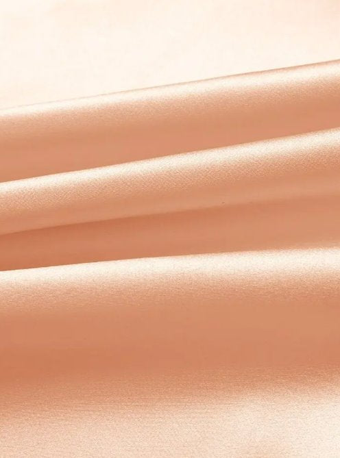 Stretch Satin Light Peach