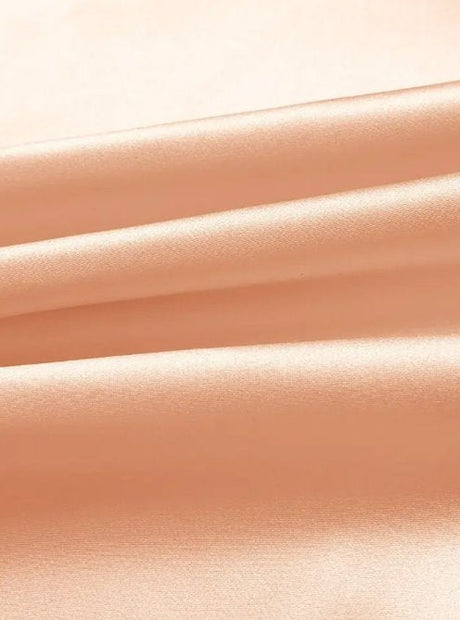 Stretch Satin Light Peach