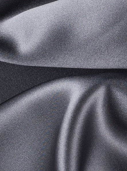 Stretch Satin Dark Silver