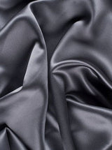 Stretch Satin Dark Silver