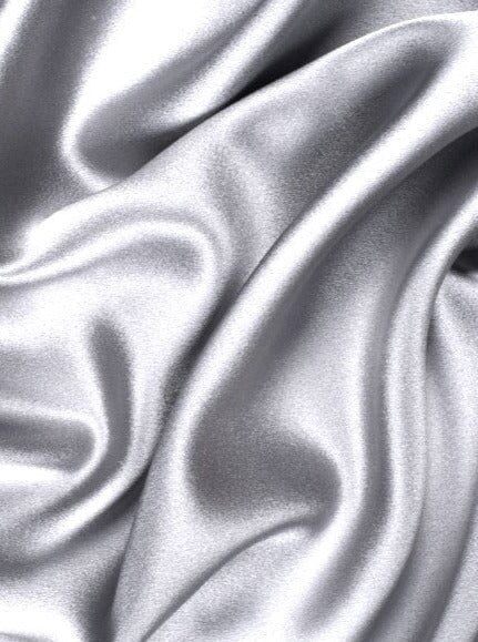 Stretch Satin Silver