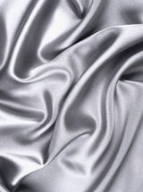 Stretch Satin Silver