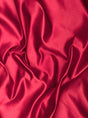 Stretch Silk Satin Wine Red