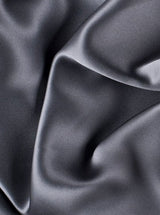 Stretch Satin Dark Silver