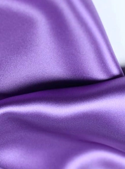 Lavender Polyester Satin