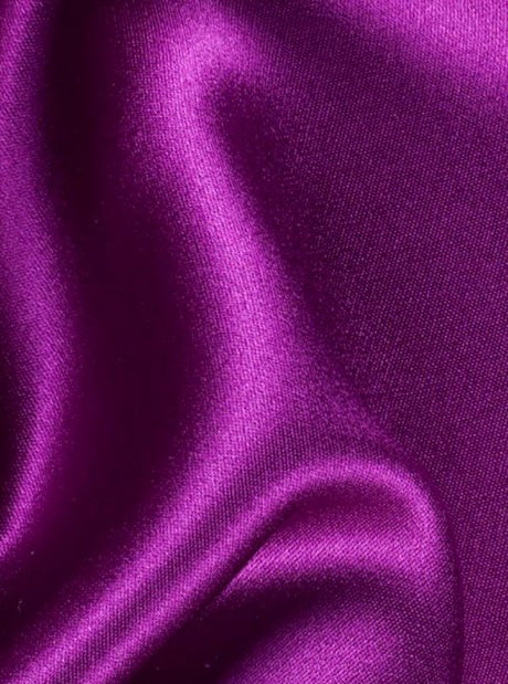 Magenta Stretch Satin