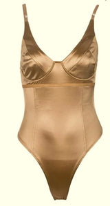 Gold Shiny Nylon Spandex