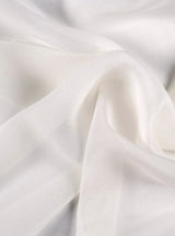 Sheer Polyester Chiffon Off White