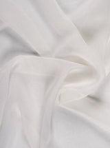 Sheer Polyester Chiffon Off White