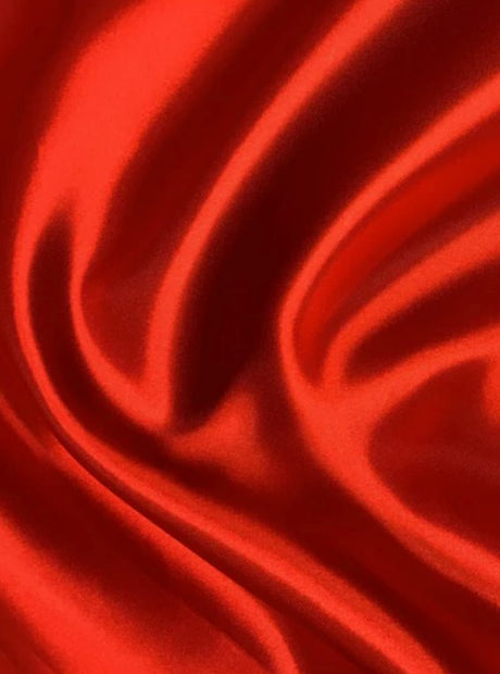 Red Duchesse Satin