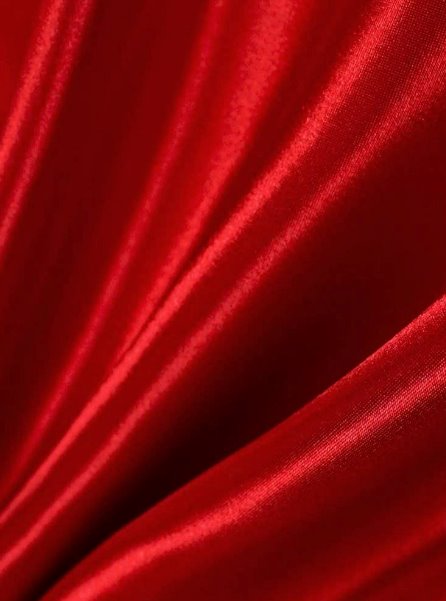 Red Duchesse Satin