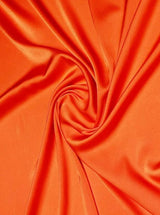Orange Stretch Satin