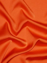 Orange Stretch Satin
