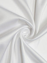 White Stretch Crepe Back Satin