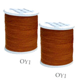 200 Yards Orange or Yellow Polyester Thread Small Spool for Sewing & Embroidery