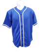Baseball Jersey Polyester Fabric - Royal, Button Down Jersey (1 Piece)