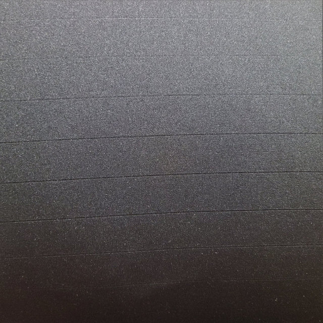 Polartec Powerstretch Fleece Knit Fabric - Black Lined - Seconds