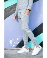 Lucky Blessed Life 601 Cotton Polyester Joggers - Heather Grey, Unisex Sponge Fleece, Lightweight (1 Piece)