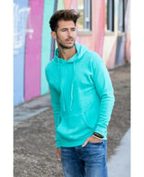 Lucky Blessed Life 401 Cotton Polyester Hoodie - Turquoise, Unisex Sponge Fleece, 250 GSM (1 Piece)