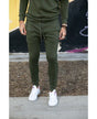 Lucky Blessed Life 601 Joggers Cotton Polyester Fleece Joggers - Olive, Unisex, Lightweight (1 Piece)