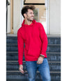 Lucky Blessed Life 401 Cotton Polyester Hoodie Fabric - Red, Unisex Sponge Fleece, 250 Gsm (1 Unit)