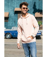 Lucky Blessed Life 401 Cotton Polyester Hoodie Fabric - Peach, Unisex Sponge Fleece, 250 Gsm (1 Piece)